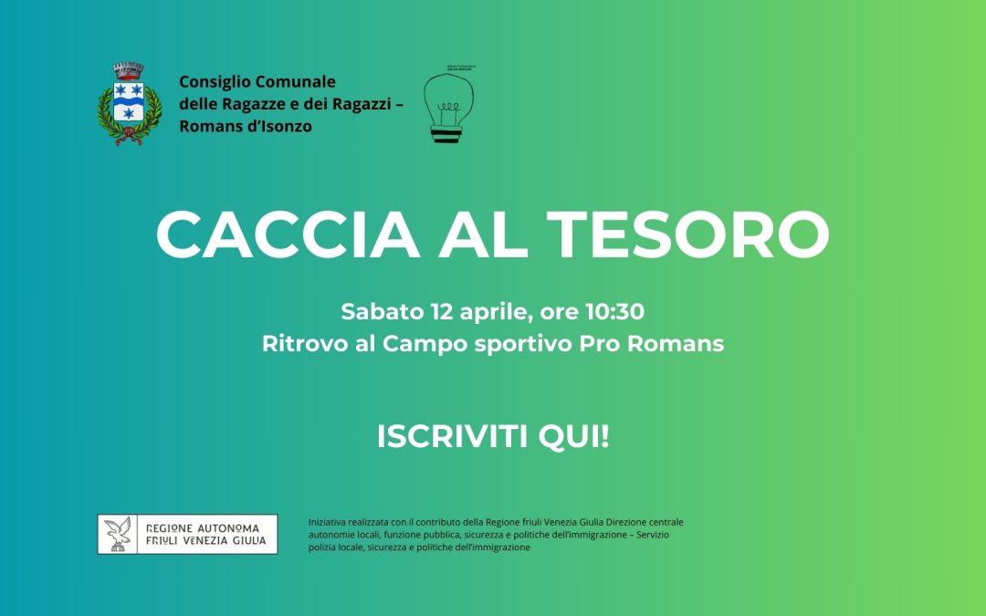 Caccia al tesoro il 12 aprile 2025